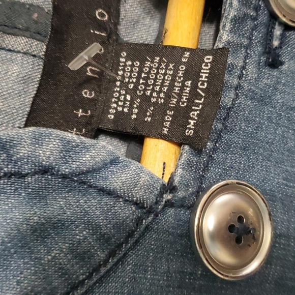 Attention jacket womens size small sz s 98% cotton 2% spandex y2k - Picture 3 of 16